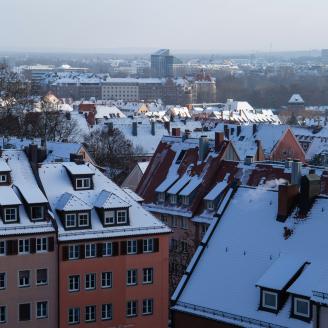 Winter Stadt