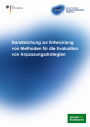 Titelblatt Handreichung zur Entwicklung von Evaluationsmethoden