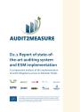 Cover der Publikation Audit2Measure State-of-the-Art auditing system and ESM implementation