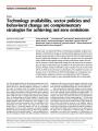 Cover of Publication Technology availability, sector policies and behavioral change are complementary strategies for achieving net-zero emissions