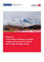 Cover of the strategy paper Regional Co-operation strategy on climate change and security in Central Asia's high mountain areas