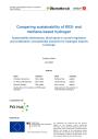 Cover of Publication Comparing sustainability of RES- and methane-based hydrogen