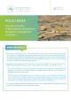 Policy Brief - IMPREX Towards successful implementation of preventive drought risk management in Europe - adelphi