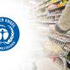 A Shopper Pushes a Trolley along a Supermarket Aisle - Image has a Shallow Depth of Field